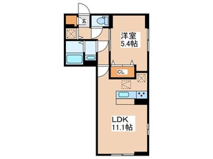 Dスクエア金森東の物件間取画像